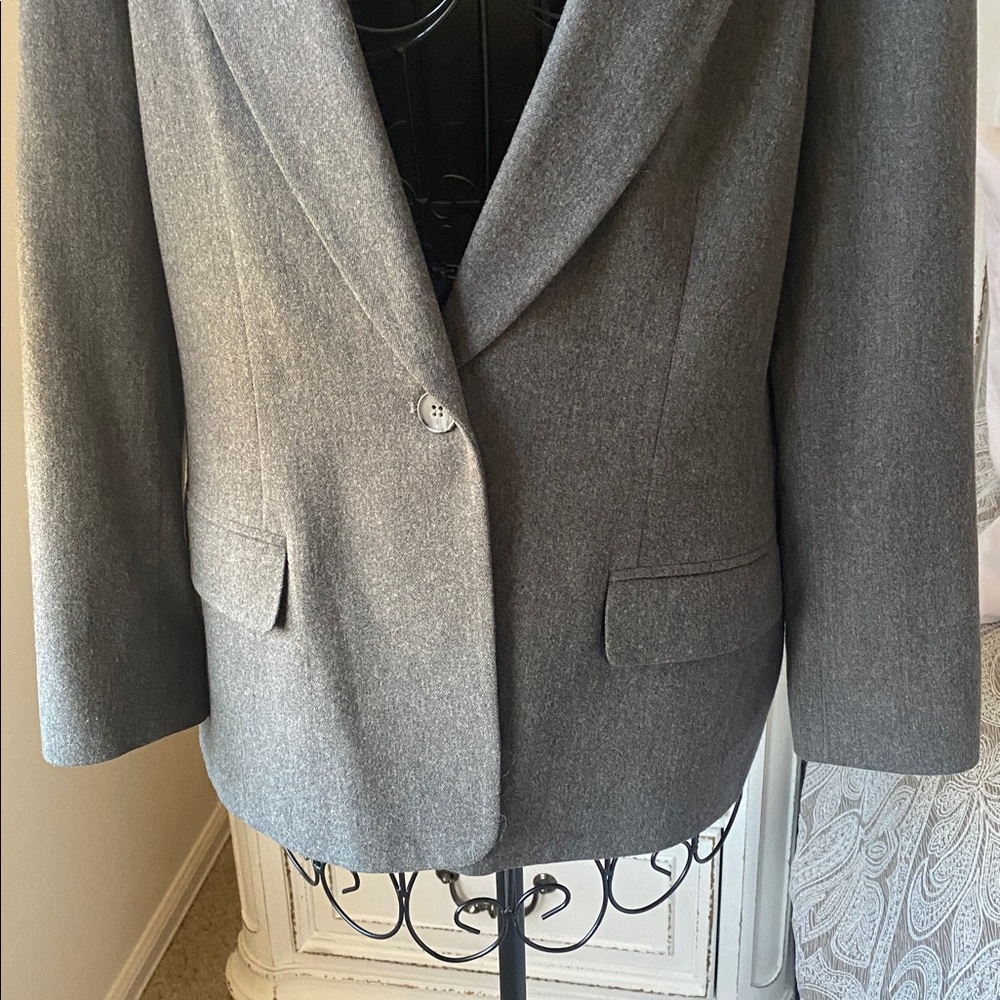 Pendleton Women's Classic Wool Gray Blazer - image 4